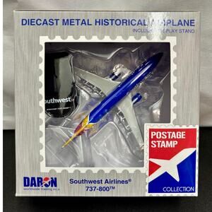 Daron Postage Stamp Collection Southwest N8556Z Boeing 737-800 Diecast 1:300